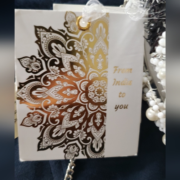 Soccer Ball Beaded Women's Bag - Black and White - Picture 5 of 7